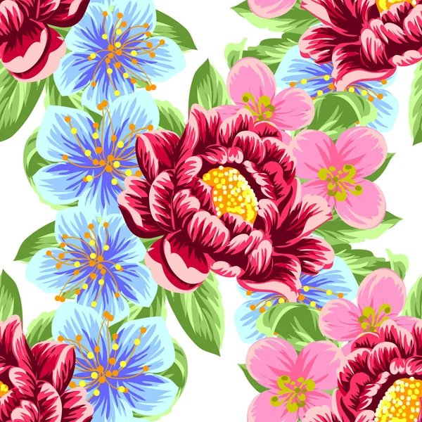 Dikişsiz çiçek deseni