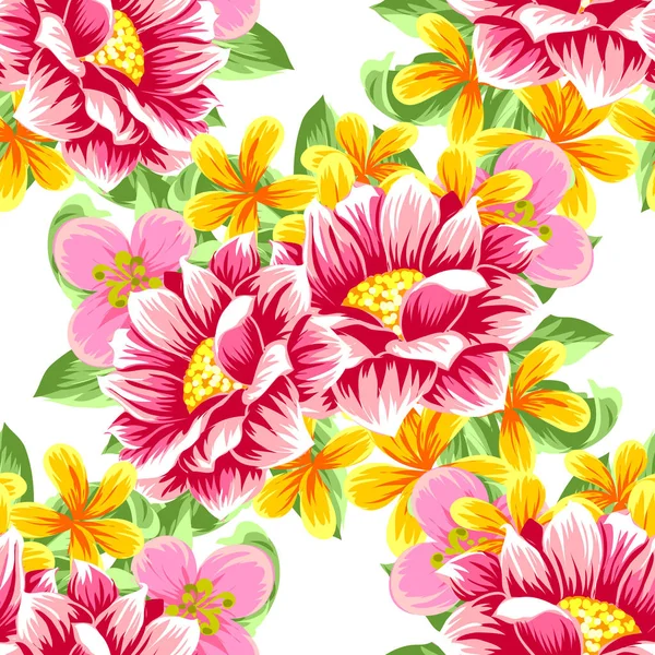 Dikişsiz çiçek deseni