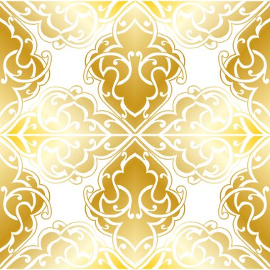 Kusursuz tek renkli süsleme deseni