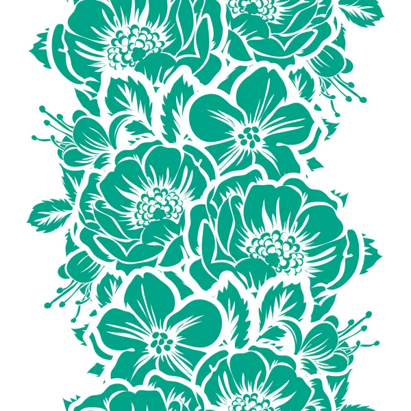 Seamless floral pattern — Stock Vector