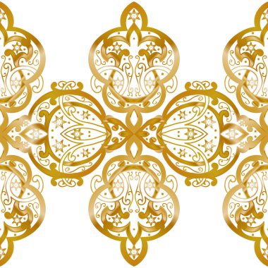 Kusursuz tek renkli süsleme deseni