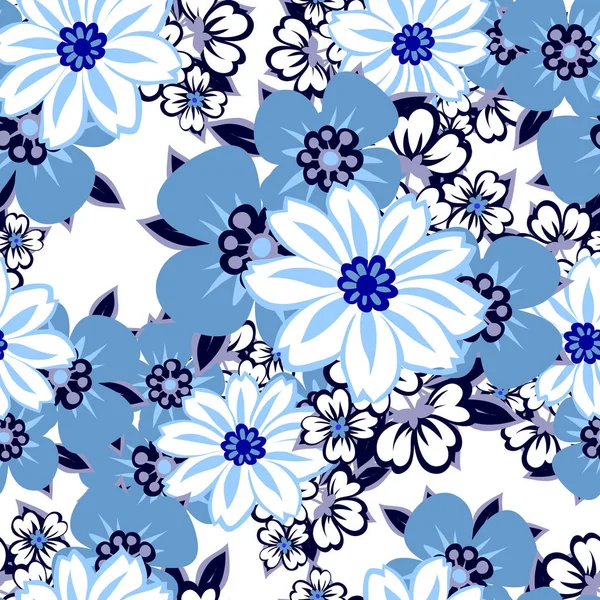 Modèle floral sans couture — Image vectorielle