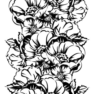 Kusursuz çiçek deseni