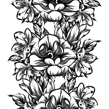 Kusursuz çiçek deseni