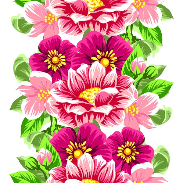 Dikişsiz çiçek deseni