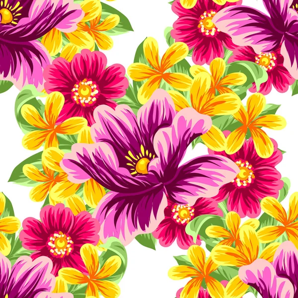 Dikişsiz çiçek deseni