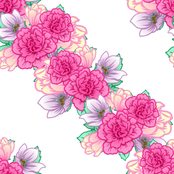 Dikişsiz çiçek deseni