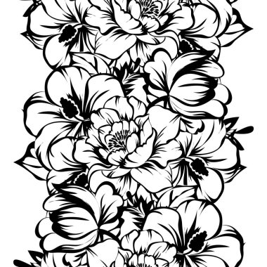 Kusursuz çiçek deseni