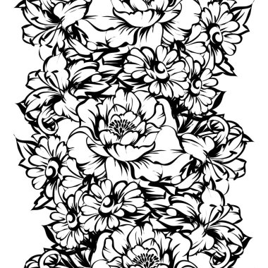 Kusursuz çiçek deseni