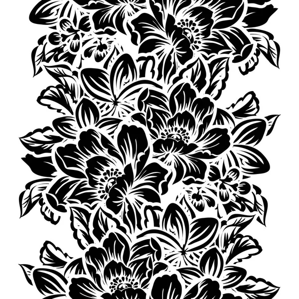 Modèle floral sans couture — Image vectorielle