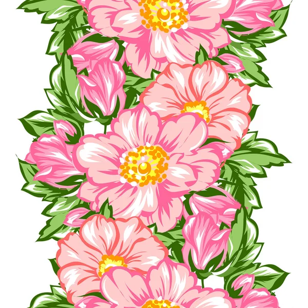 Dikişsiz çiçek deseni