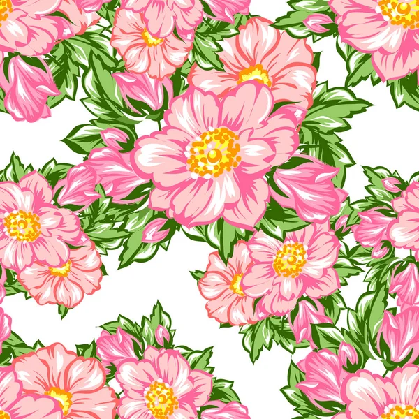 Dikişsiz çiçek deseni