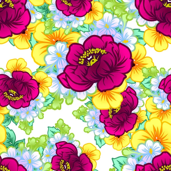 Dikişsiz çiçek deseni