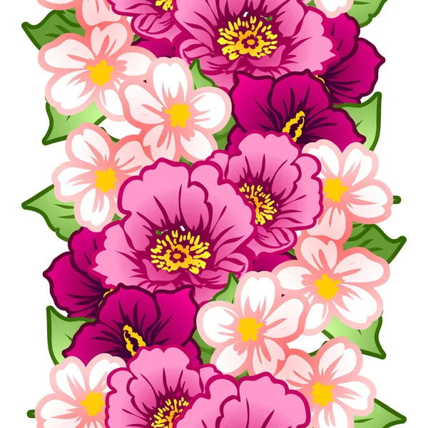 Dikişsiz çiçek deseni