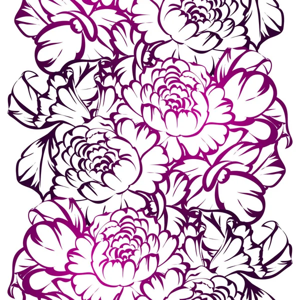 Modèle floral sans couture — Image vectorielle