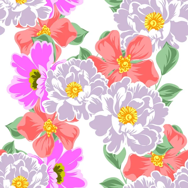 Dikişsiz çiçek deseni