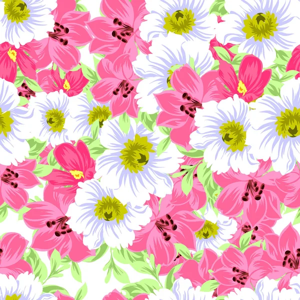 Dikişsiz çiçek deseni