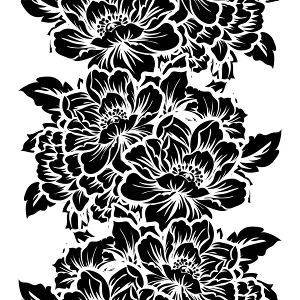 Naadloos bloemenpatroon — Stockvector