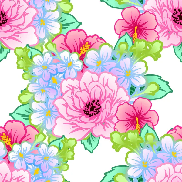Dikişsiz çiçek deseni