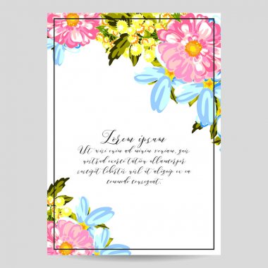 İhale çiçek davetiye