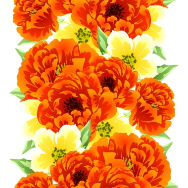 Kusursuz çiçek deseni