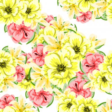 Kusursuz çiçek deseni