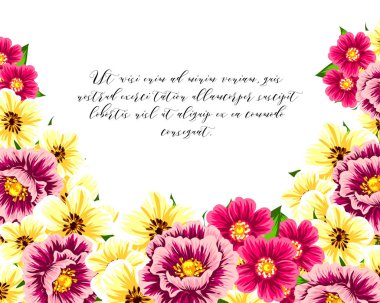 İhale çiçek davetiye