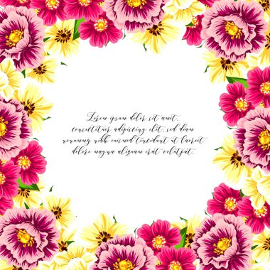 İhale çiçek davetiye