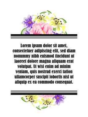 İhale çiçek davetiye