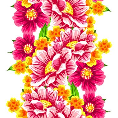 Kusursuz çiçek deseni