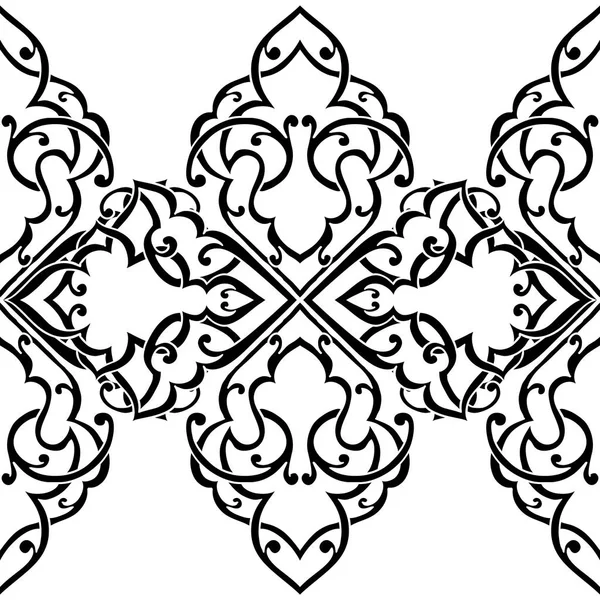 Kusursuz tek renkli süsleme deseni