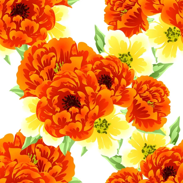 Kusursuz çiçek deseni