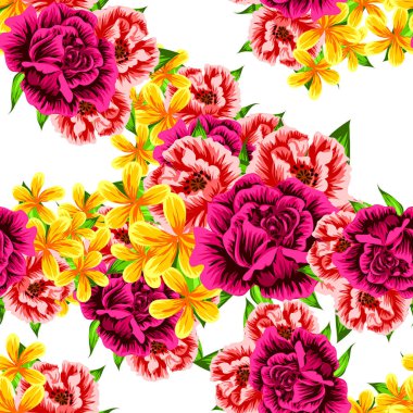 Kusursuz çiçek deseni