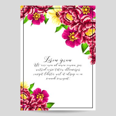 İhale çiçek davetiye