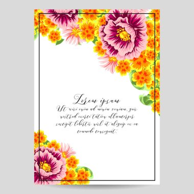 İhale çiçek davetiye