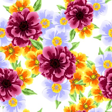 Kusursuz çiçek deseni