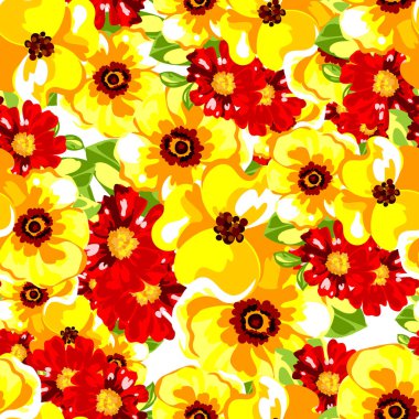 Kusursuz çiçek deseni