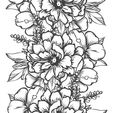 Kusursuz çiçek deseni