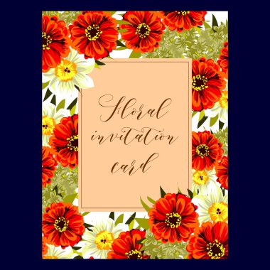 İhale çiçek davetiye