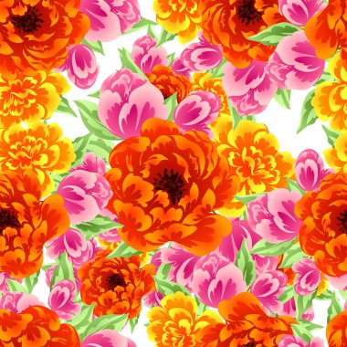 Kusursuz çiçek deseni