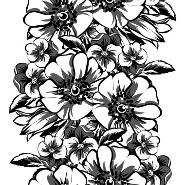 Kusursuz çiçek deseni