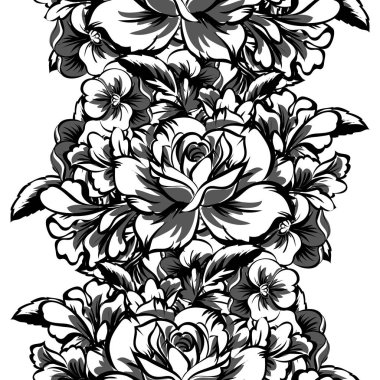 Kusursuz çiçek deseni