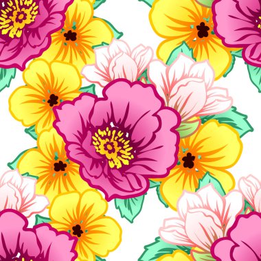 Kusursuz çiçek deseni