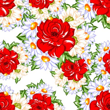 Kusursuz çiçek deseni