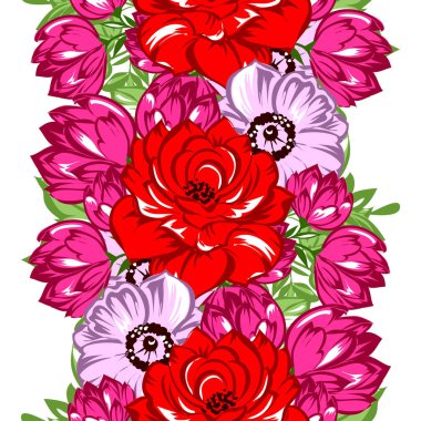 Kusursuz çiçek deseni