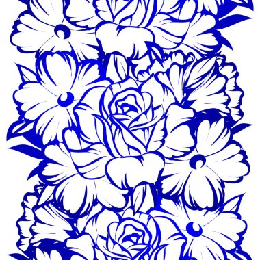 Kusursuz çiçek deseni