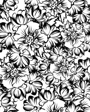 Kusursuz çiçek deseni