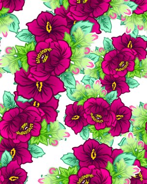 Kusursuz çiçek deseni