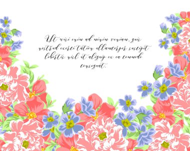 İhale çiçek davetiye