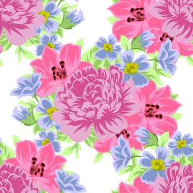 Kusursuz çiçek deseni